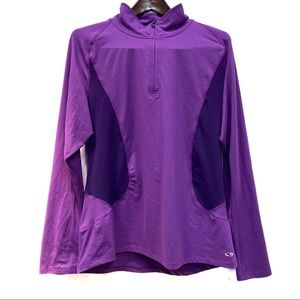 C9 BY CHAMPION PURPLE QUARTER ZIP XXL JACKET